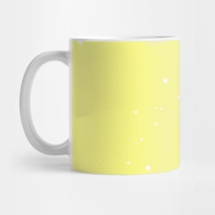 Yellow and White Speckled Pattern Mug